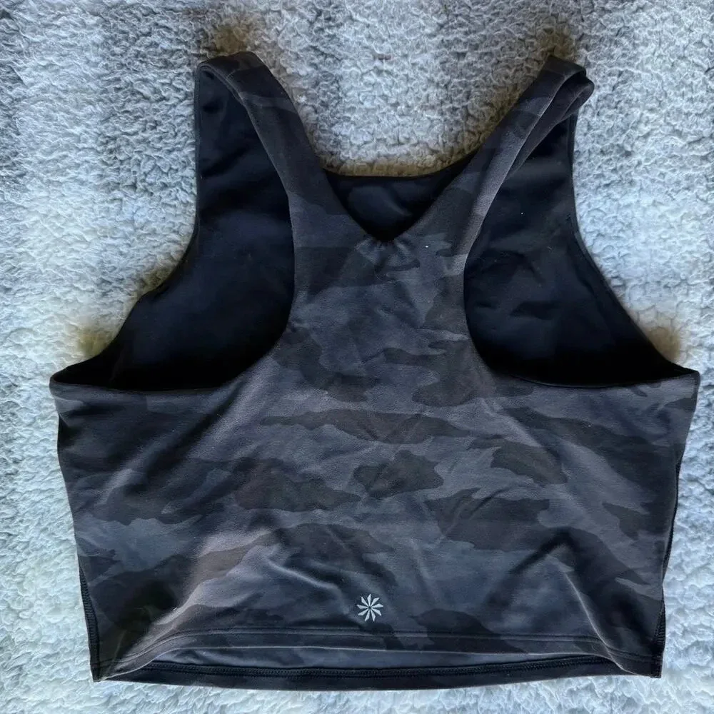Athleta Camo Bra Crop Tank Women’s Size Small